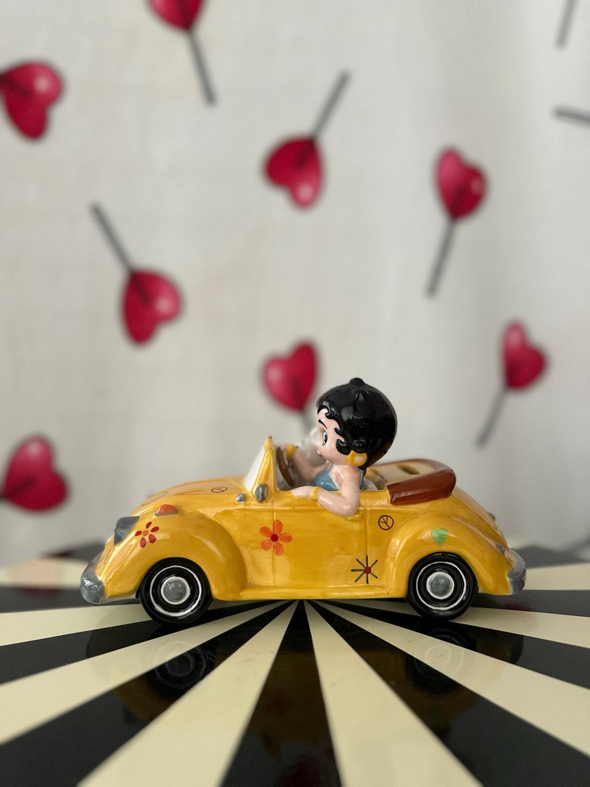 BETTY BOOP - Kever Cabrio | Spaarpot | Vintage | Y2K | 2000, Ophalen of Verzenden, Zo goed als nieuw