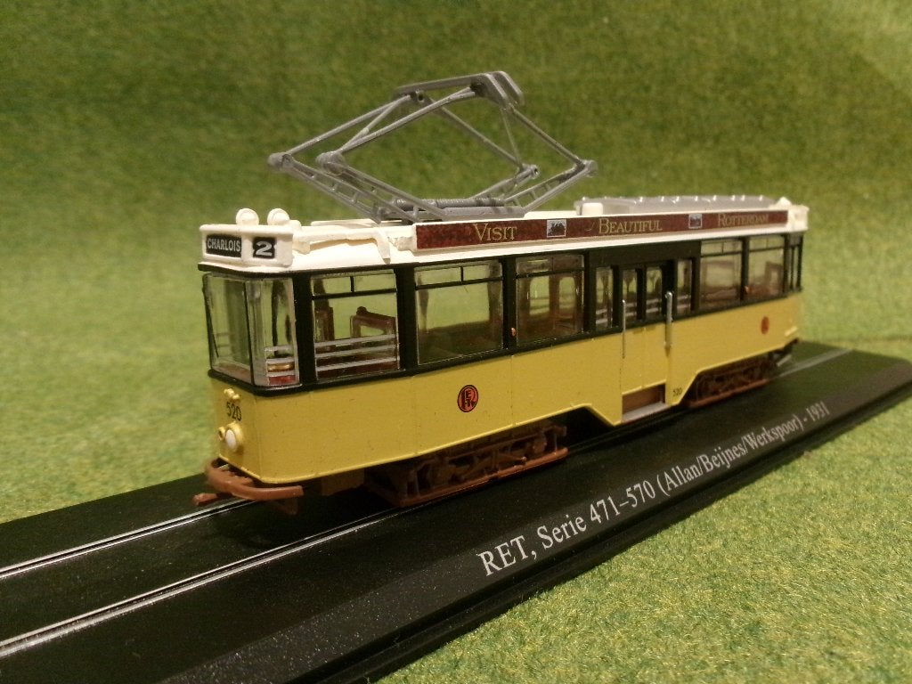 RET Atlas Rotterdam Tram 1/87 (DAF bus)Verzenden kan ook, Locomotief, Gelijkstroom of Wisselstroom, Nieuw, NS