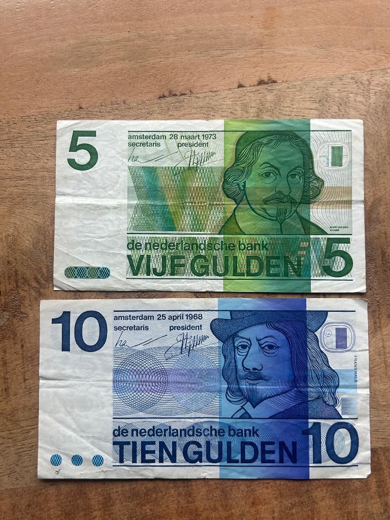 5 en 10 gulden biljetten (2), Ophalen of Verzenden, 10 gulden