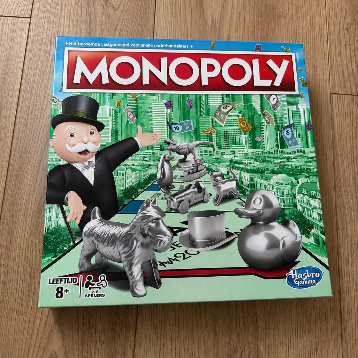 Monopoly Classic Hasbro – compleet bordspel 2-6 spelers, Hobby en Vrije tijd, Gezelschapsspellen | Bordspellen, Ophalen of Verzenden