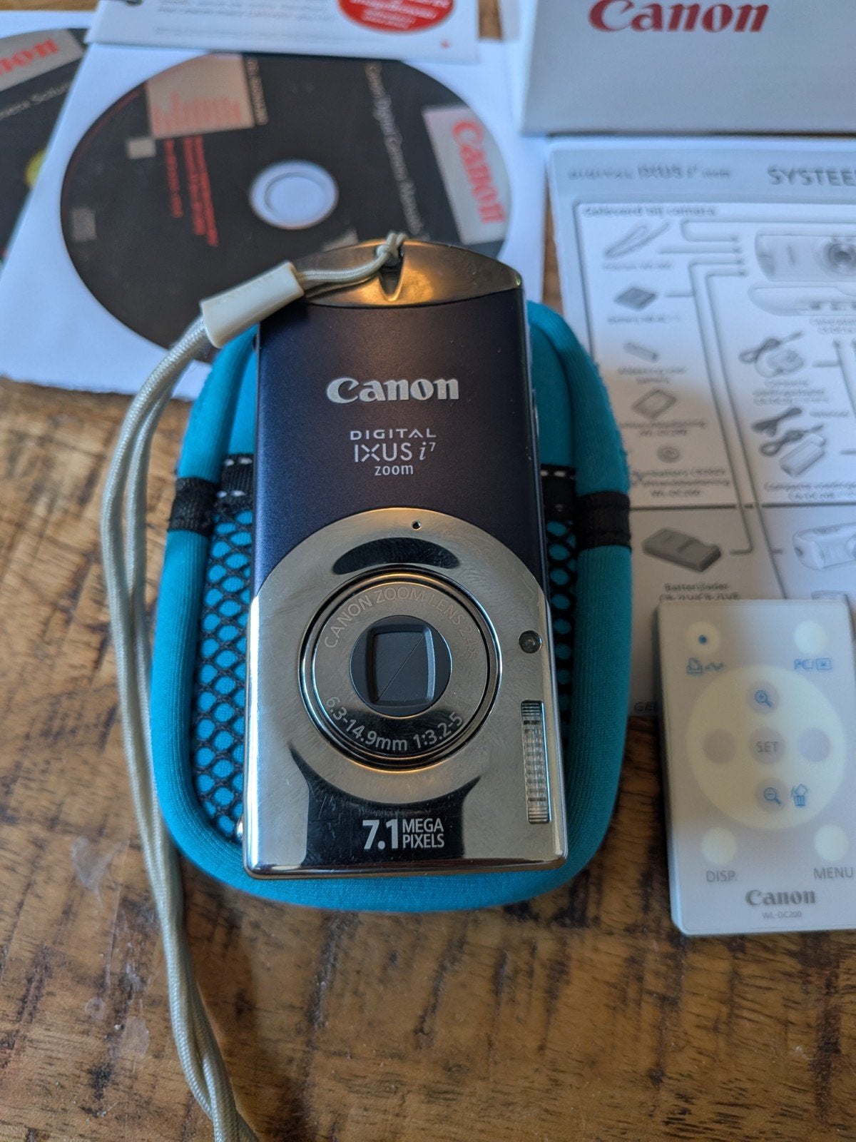 Canon Digital IXUS i7 zoom+ orginele doos en toebehoren.


U, Ophalen, Zo goed als nieuw, Canon