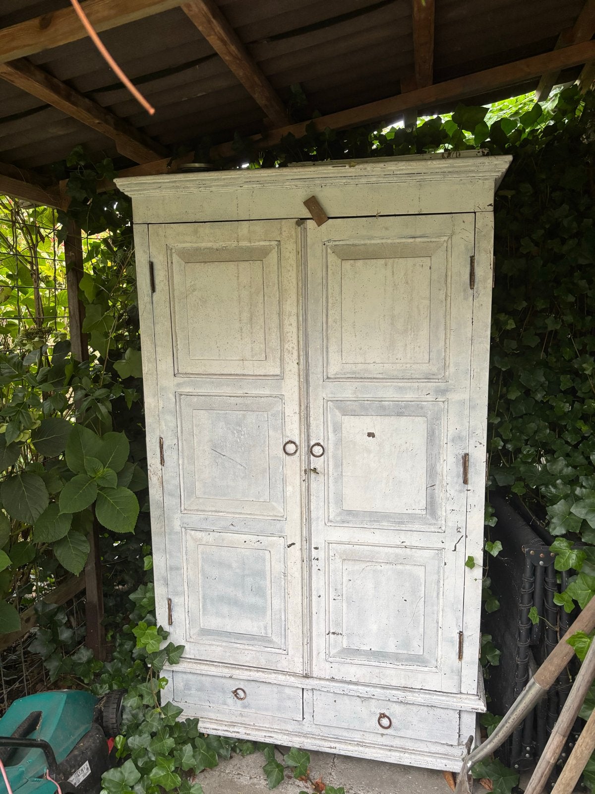 Witte kast - opknapper, zwaar en robuust, Huis en Inrichting, Gebruikt, 150 tot 200 cm, 50 tot 100 cm, Ophalen of Verzenden