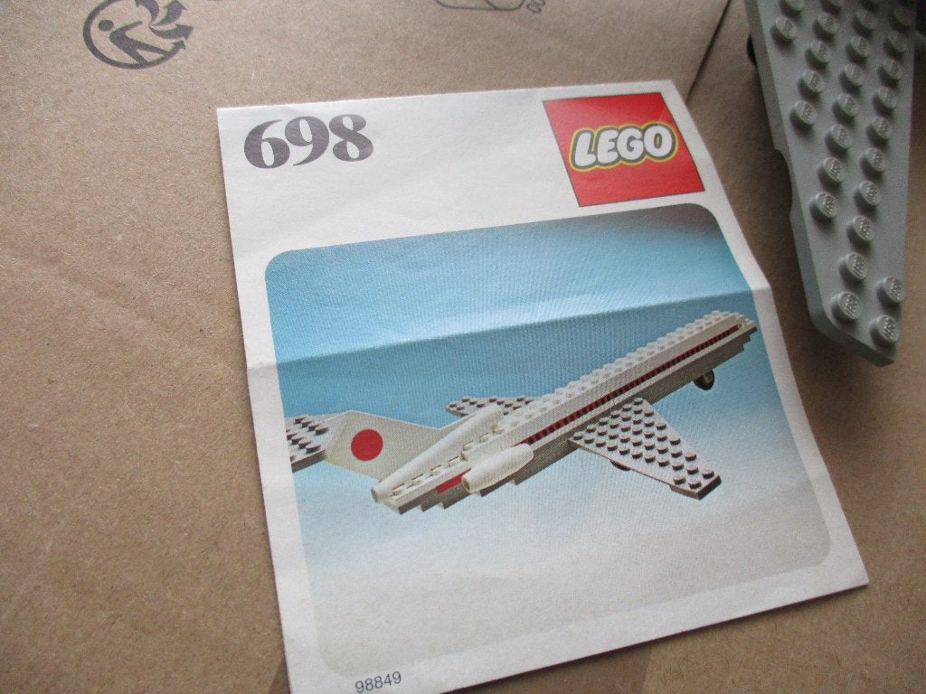 lego 698 Boeing 727, Ophalen of Verzenden, Gebruikt, Complete set, Lego