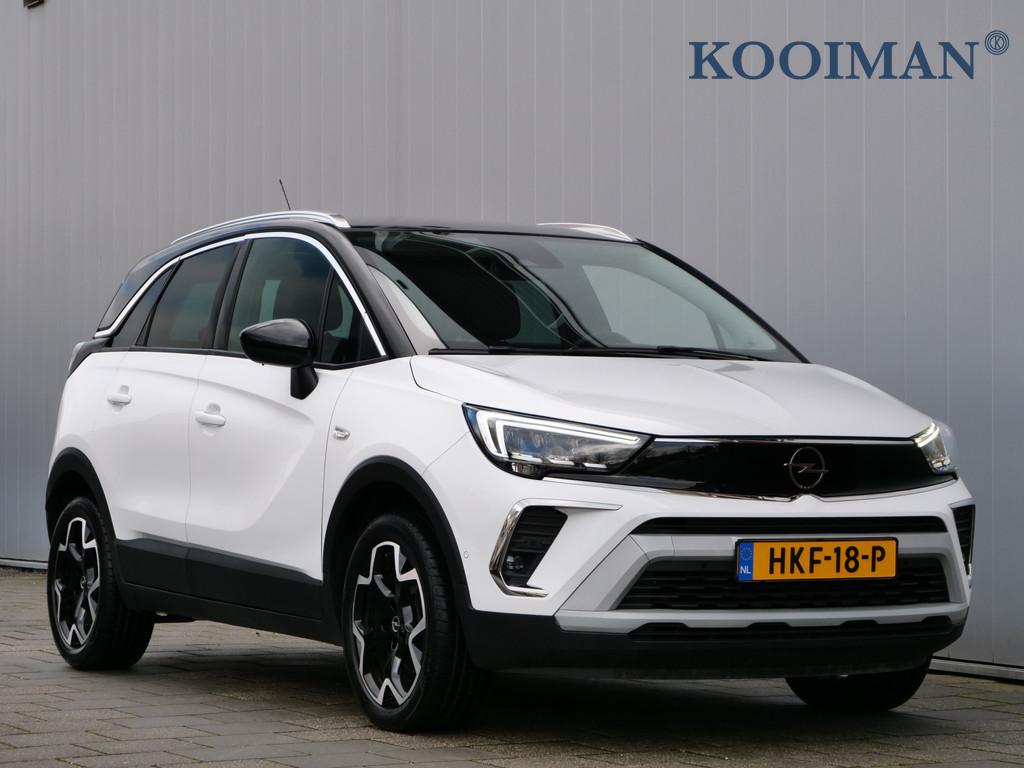 Opel Crossland 1.2 Turbo Elegance 130 Pk Automaat Navigatie, Auto's, Opel, 840 kg, 1199 cc, Wit, Bedrijf