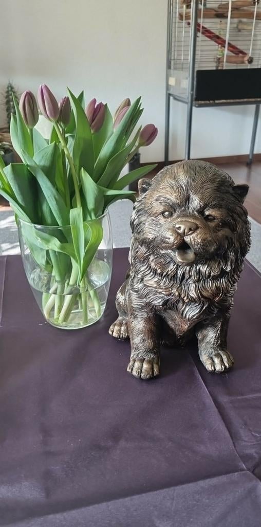 Chow Chow Chowchow beeld 21x26x30cm hond, Ophalen of Verzenden, Zo goed als nieuw
