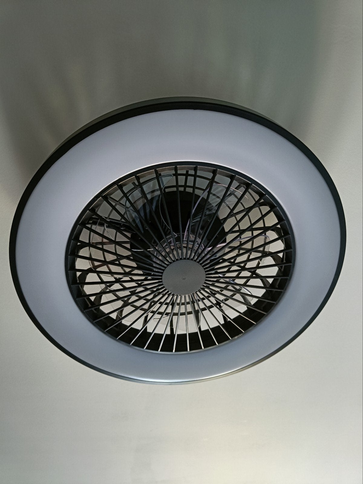 Airking Plafondventilator met LED Lamp en Afstandsbediening, Ophalen, Kunststof, Modern, Meerkleurig