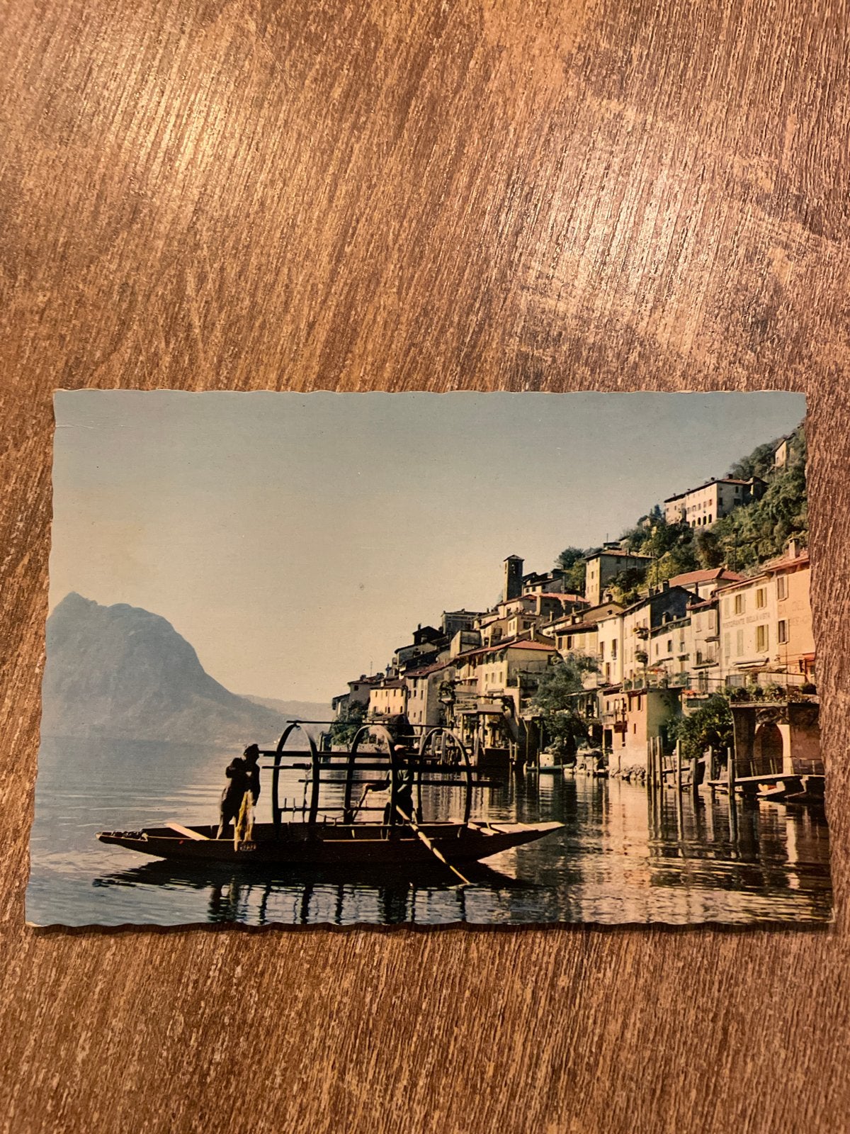 Ansichtkaart Gandria (Lago di Lugano) - Zwitserland, Ophalen of Verzenden, 1940 tot 1960, Ongelopen, Overig Europa