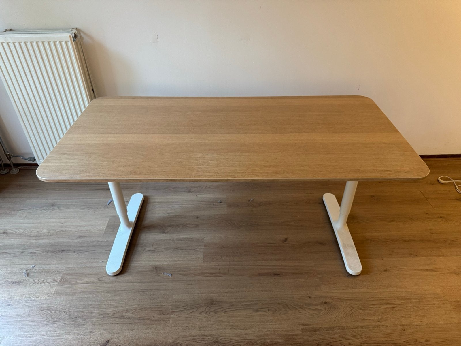 Ikea bureau 160x80 cm, Ophalen, 160 cm, Scandinavisch, Hout