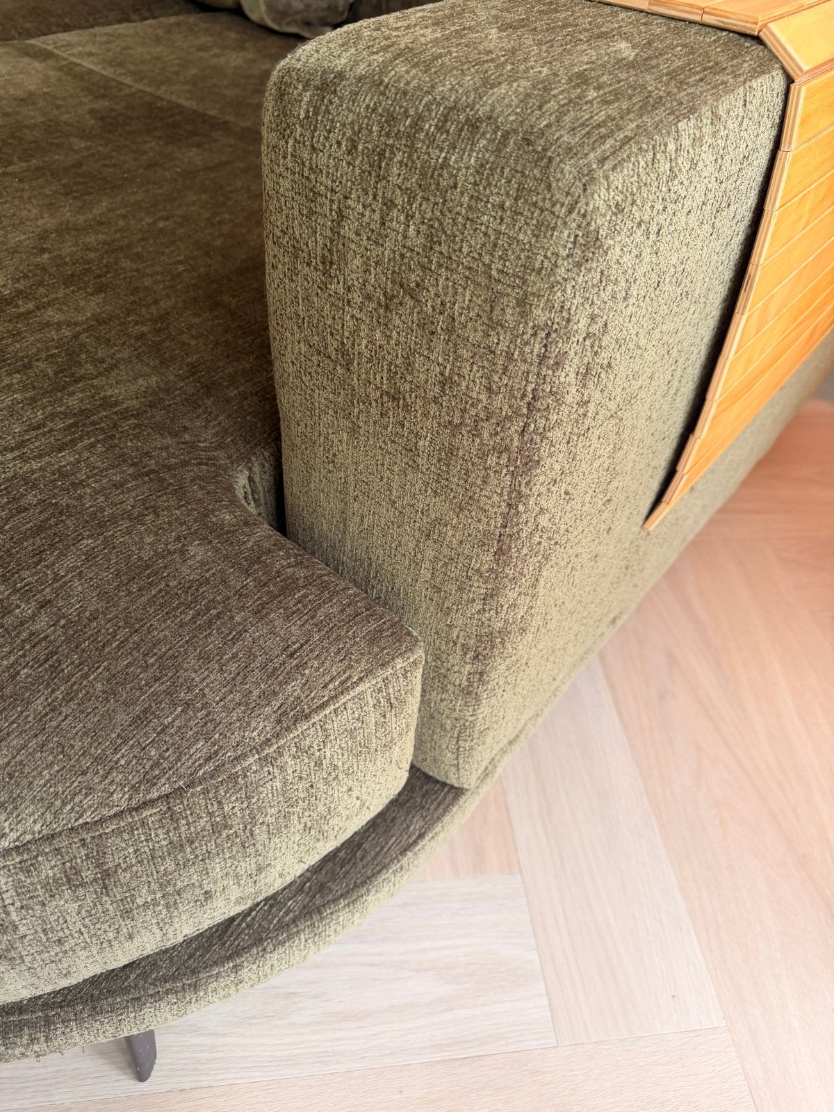 Foto 4 van Hoekbank Aruba 3-zits met longchair - Forest groen