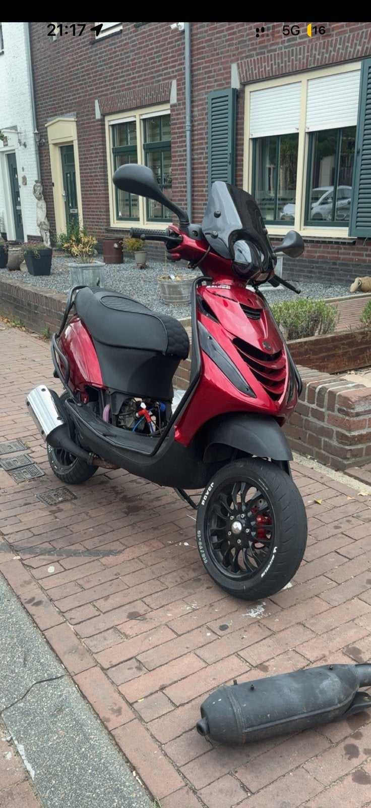 Zip-125-2t-ac/lc ruilen vespa sprint, Tweetakt, Maximaal 45 km/u, Zip, Zo goed als nieuw