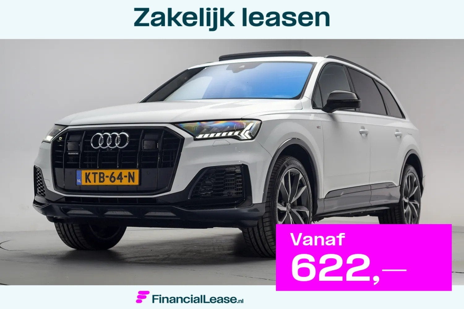 Audi Q7 55 TFSI e quattro S line Black Ed. [ Panorama Matrix, Automaat, Dealer onderhouden, Gebruikt, 2995 cc