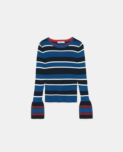 Ruffle sleeve pullover (ZARA), Overige kleuren, Zara, Nieuw, Ophalen of Verzenden