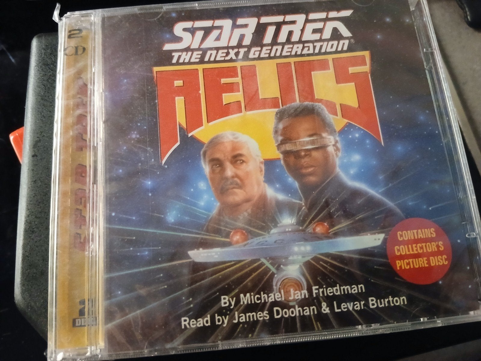 Star Trek: The Next Generation - Relics (Audioboek CD), Ophalen of Verzenden, Zo goed als nieuw, Overige typen, Inclusief doosje