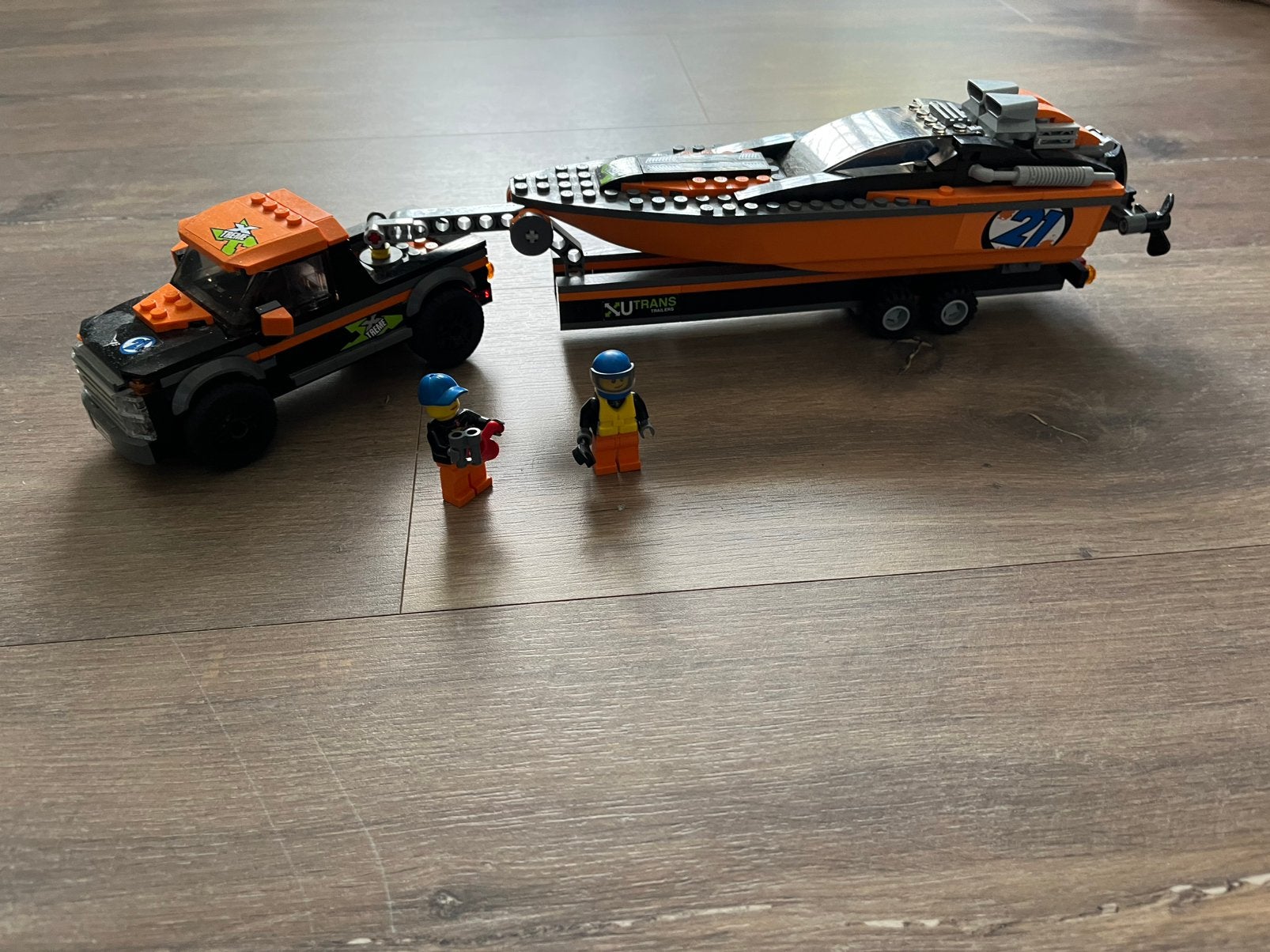 Lego auto met boot 60085, Ophalen of Verzenden, Zo goed als nieuw