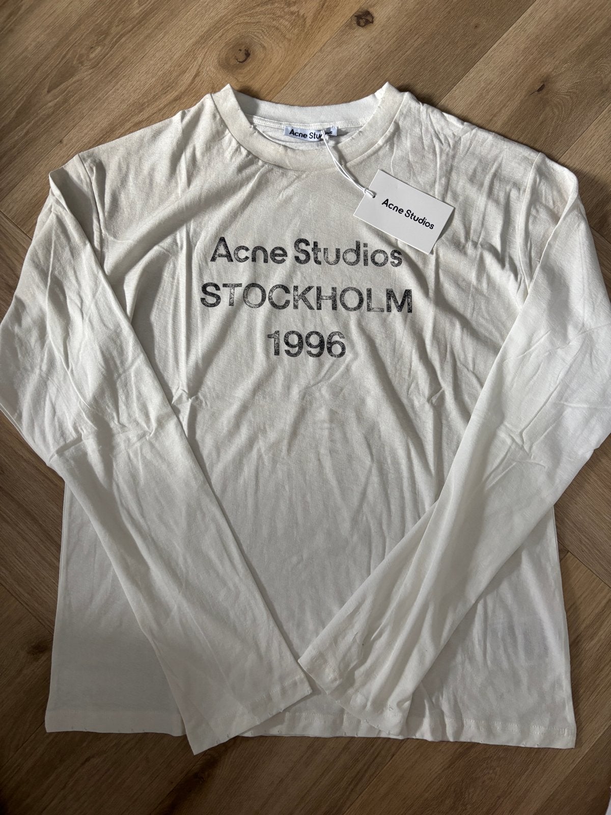 Acne Studios longsleeve wit maat M - Nieuw en ongedragen, Kleding | Heren, Ophalen of Verzenden, Nieuw, Maat 48/50 (M), Wit