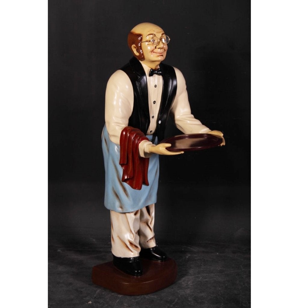 Waiter Old Man – Ober beeld Hoogte 95 cm, Ophalen, Nieuw, Overige typen