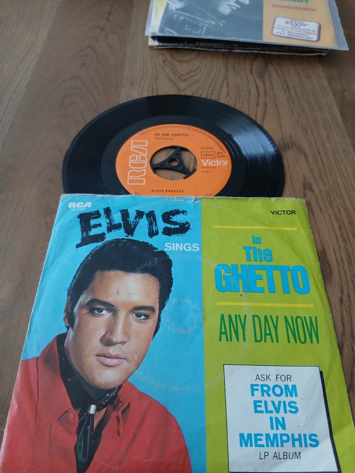 VINYL SINGLE    ELVIS PRESLEY, Cd's en Dvd's, Vinyl Singles, Ophalen of Verzenden, Zo goed als nieuw, Pop