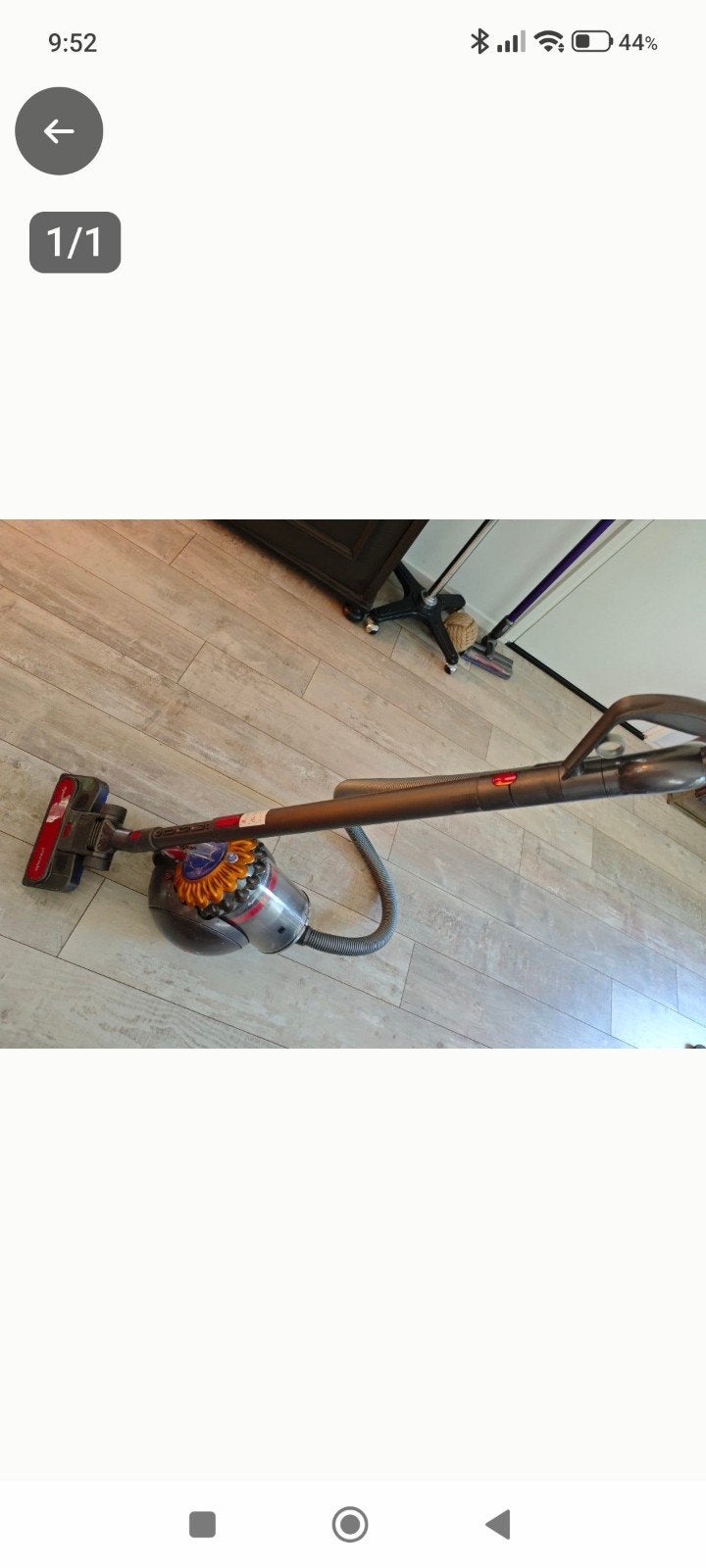 Dyson Stofzuiger - Krachtige en Efficiënte Reiniging, Ophalen, Gebruikt, Geschikt voor harde vloeren, Dyson