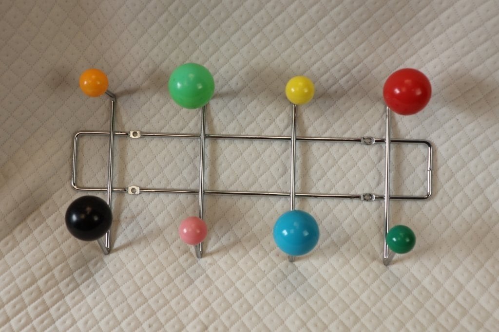 Vintage Retro Space Age Sputnik Kapstok, Huis en Inrichting, Woonaccessoires | Kapstokken, Wandkapstok, Kunststof, Gebruikt, Ophalen of Verzenden