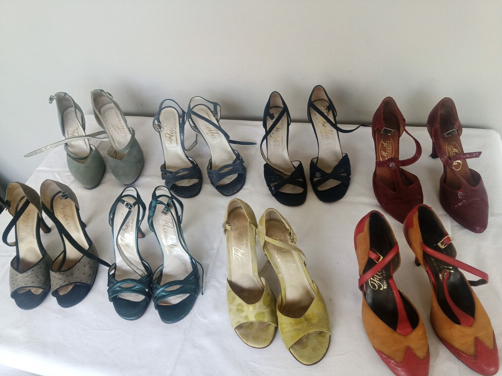 Tango / Salsa schoenen Flabella BsAs, maat 38 en 38,5, Flabella BsAs, Ophalen of Verzenden, Gedragen, Dansschoenen
