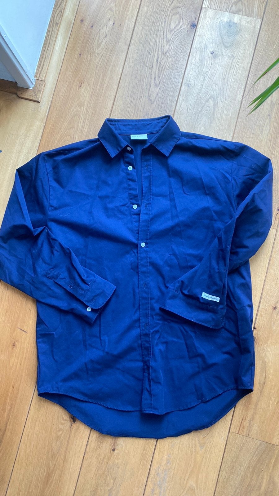 Drole de Monsieur overhemd blauw xxl, Ophalen of Verzenden, Zo goed als nieuw, Blauw, Overige halswijdtes