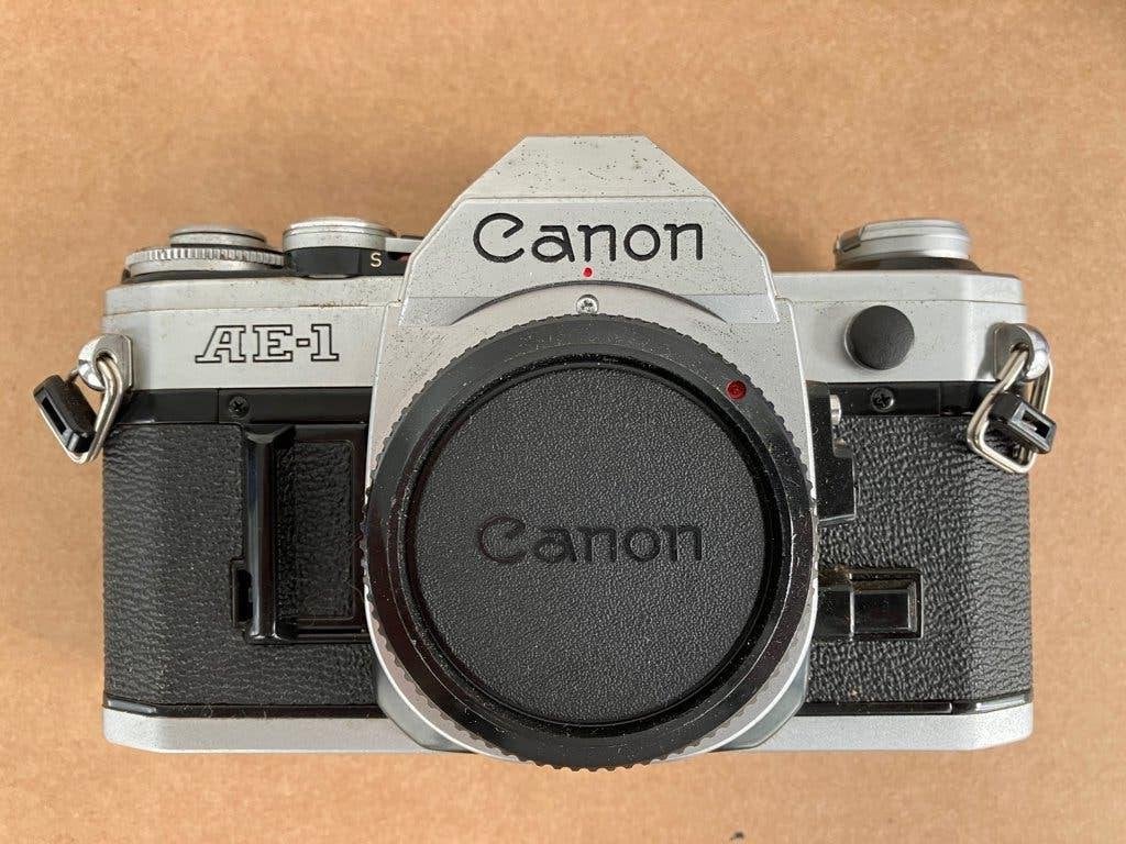 Canon AE-1 kleinbeeld spiegelreflex camera, Verzenden, Gebruikt, Spiegelreflex, Canon