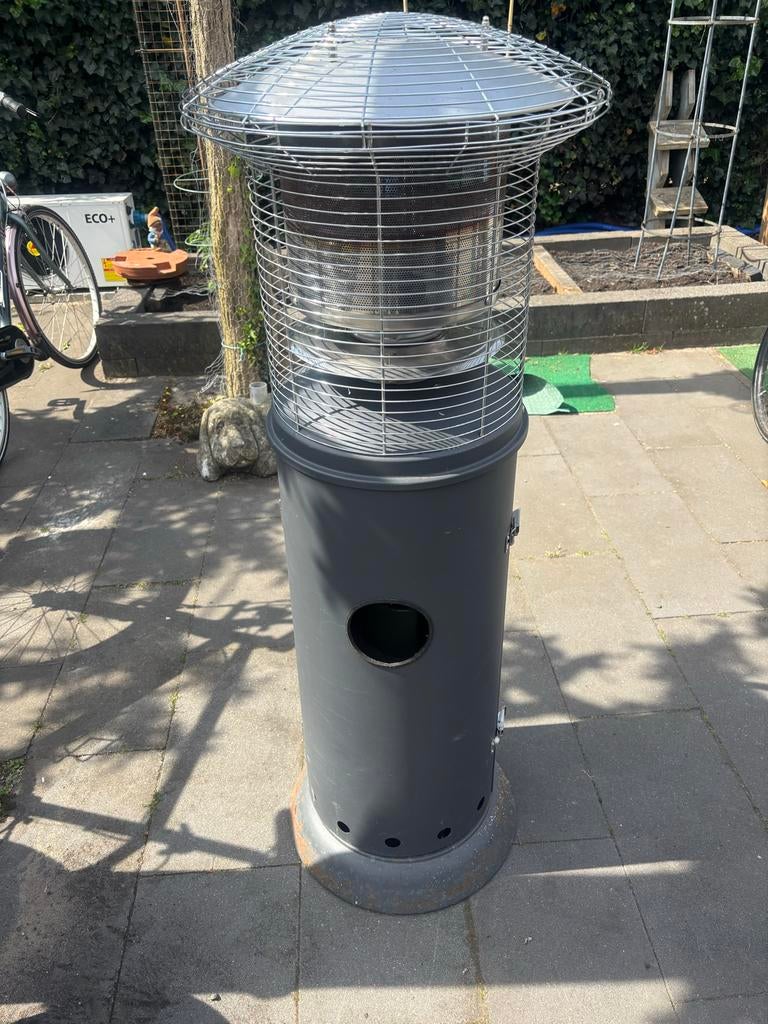 Terrasheater op gas, Tuin en Terras, Ophalen, Gebruikt, Gas, Vloer