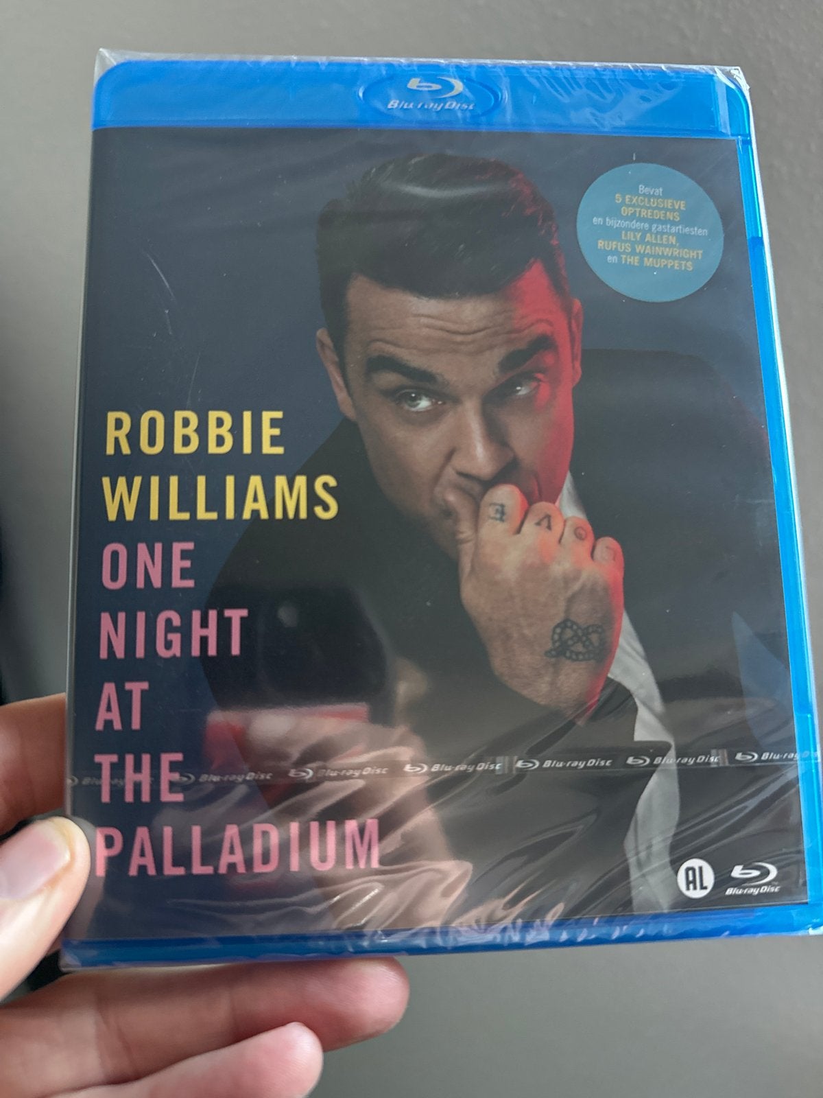 Robbie Williams - One Night At The Palladium Blu-ray (Nieuw), Muziek en Concerten, Verzenden, Alle leeftijden, Blu-ray