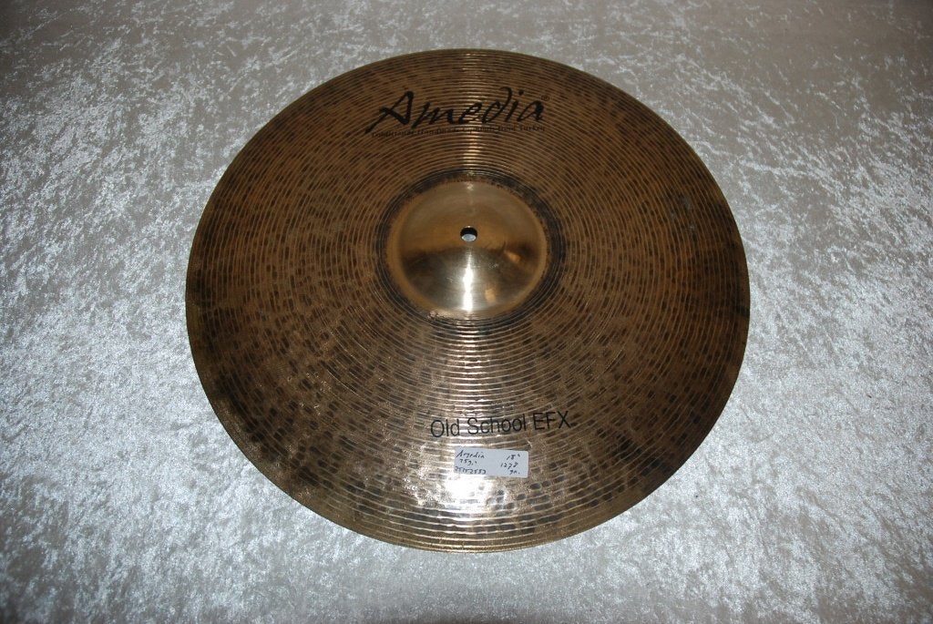 NIEUW!  Amedia Old School EFX crash 1278gr 18 inch <25252553, ., Drums of Percussie, Nieuw, Ophalen of Verzenden