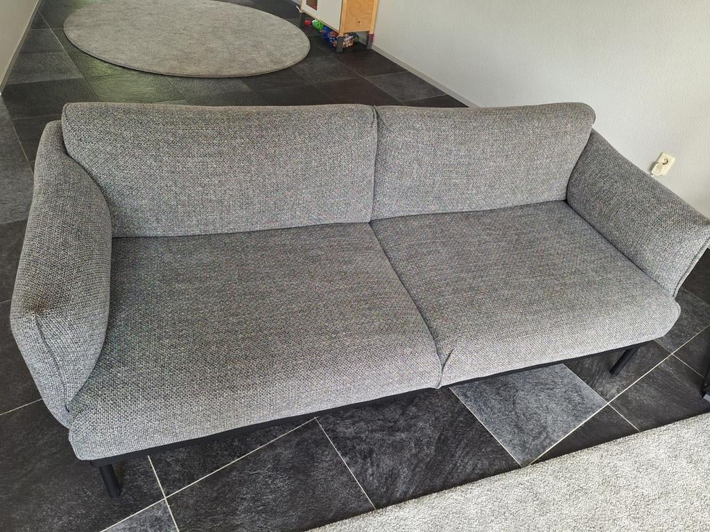 IKEA ÄPPLARYD 2-zits bank Lejde grijs/zwart, Tweepersoons, Ophalen of Verzenden, Zo goed als nieuw, Stof
