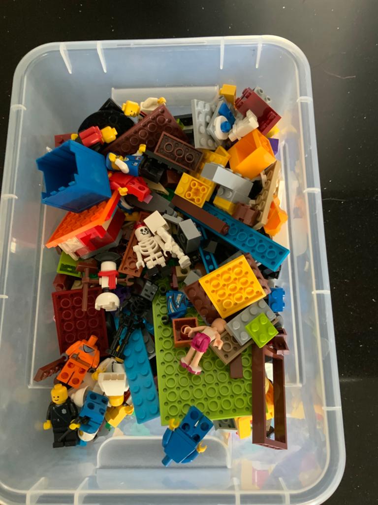Bakje lego van alles wat afhalen, Ophalen, Gebruikt, Minecraft, Lego