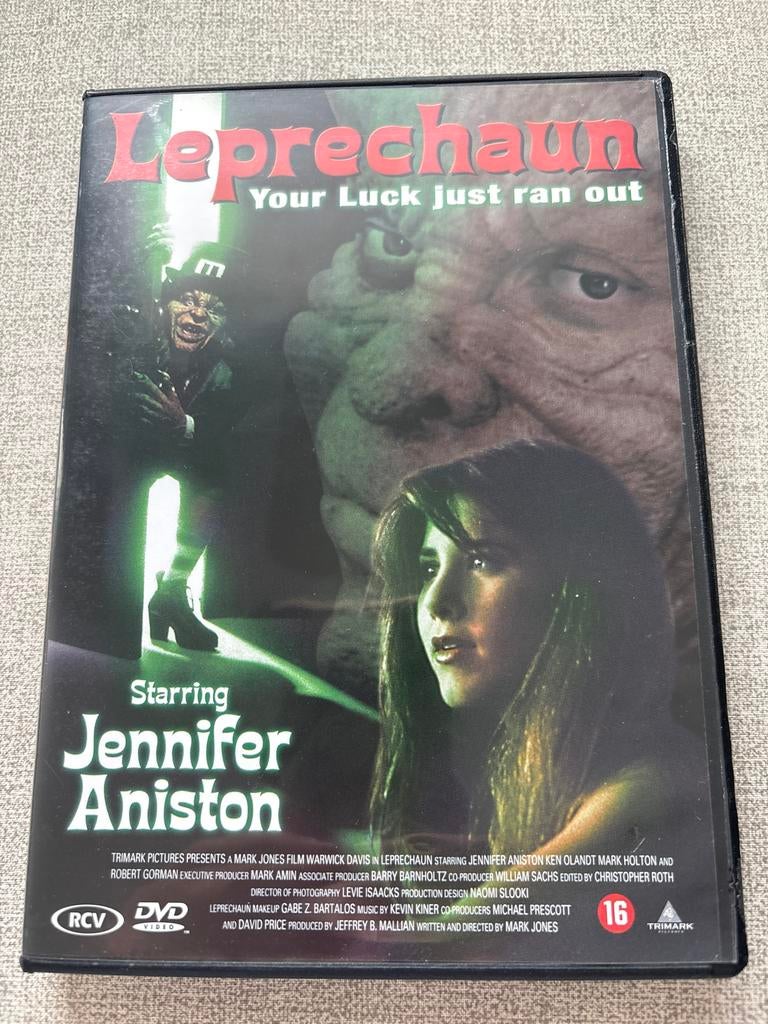 Leprechaun DVD met Jennifer Aniston, Vanaf 16 jaar, Ophalen of Verzenden, Gebruikt, Overige genres