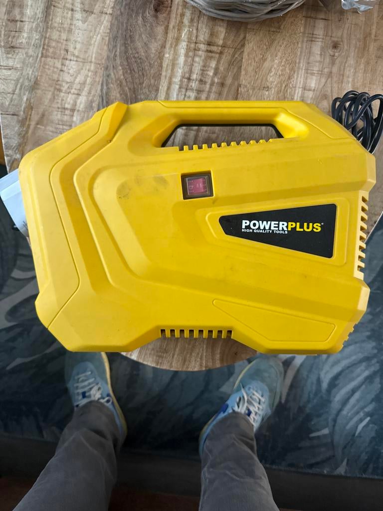 Lucht Compressor Powerplus, Ophalen of Verzenden, Gebruikt, Minder dan 200 liter/min, Olievrij