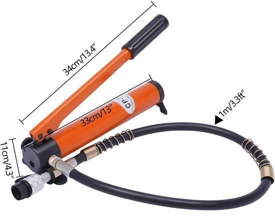 Handmatige Hydraulische Pomp – Hydraulische Krik – Handpomp, Corvance B.V., Verzenden, Nieuw, Corvancebol@gmail.com