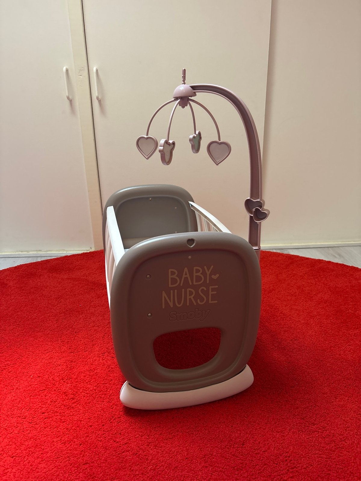 Smoby Baby Nurse Babybedje met Mobiel, Kinderen en Baby's, Ophalen, Zo goed als nieuw, Mobiel
