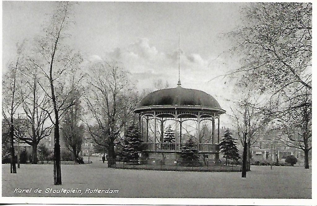 Rotterdam- -Karel de Stouteplein., Verzenden, 1940 tot 1960, Ongelopen, Zuid-Holland