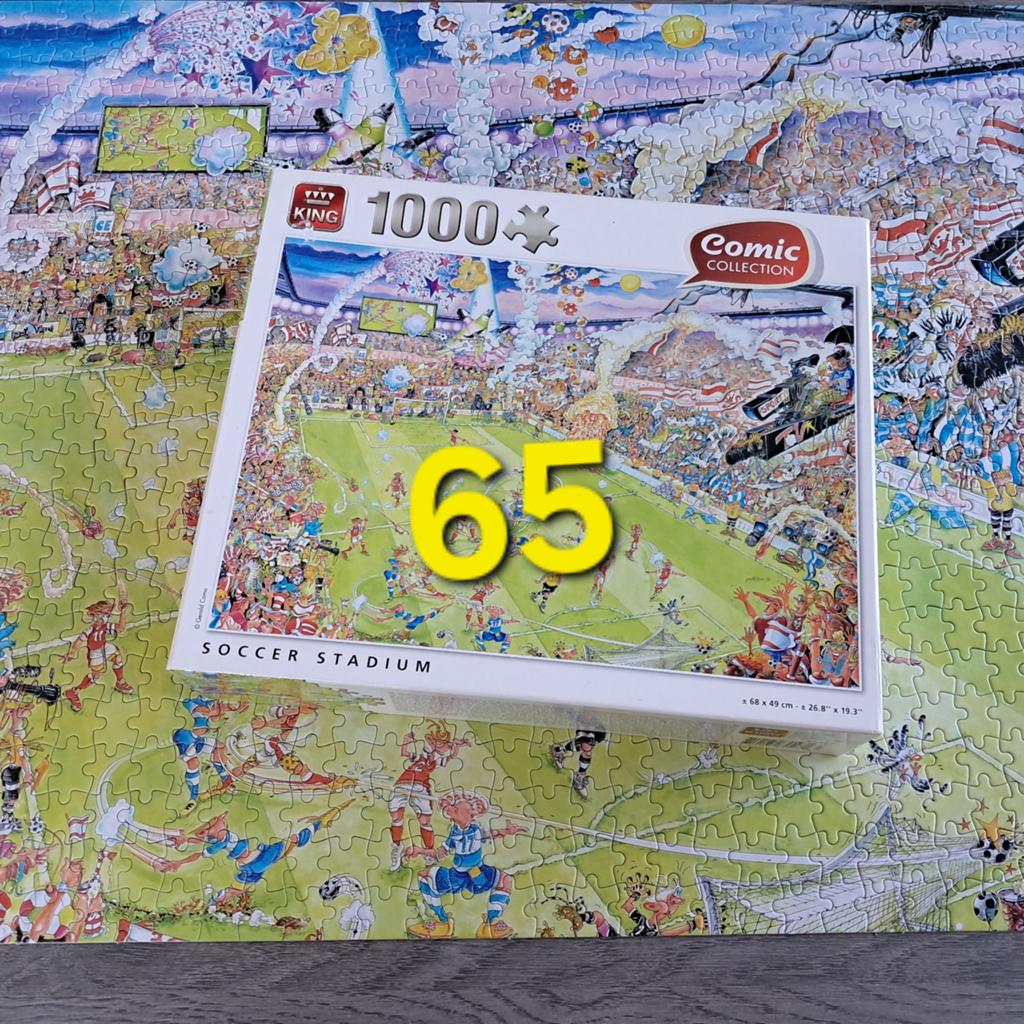 Legpuzzel 1000 stukjes compleet king comic collection, Hobby en Vrije tijd, Ophalen of Verzenden, Zo goed als nieuw