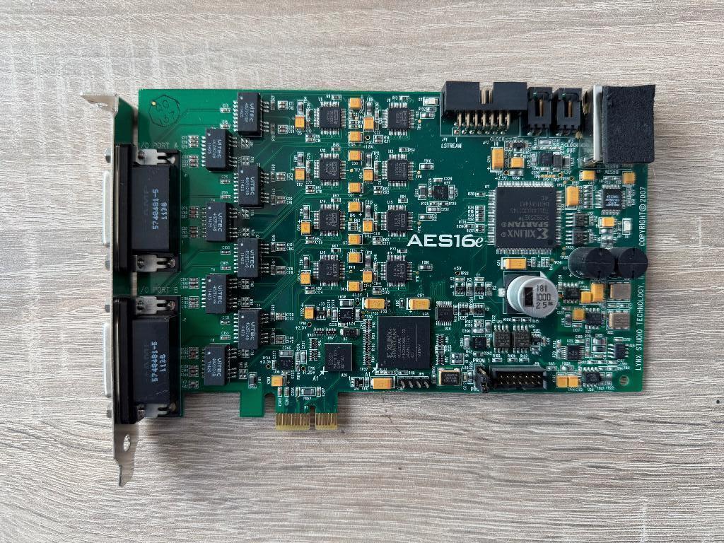 2x Lynx Studio Technology AES16e-G geluidskaart, Ophalen of Verzenden, Gebruikt, Intern