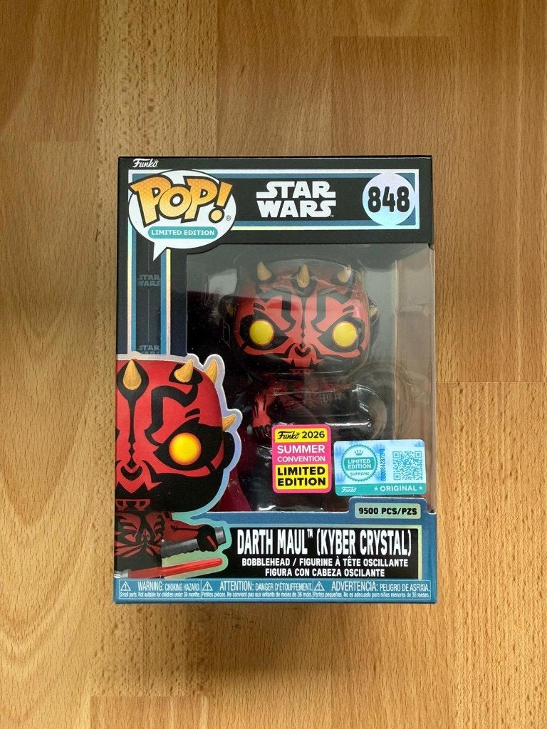 Darth Maul (Kyber Crystal) 848 Funko, Ophalen of Verzenden, Nieuw