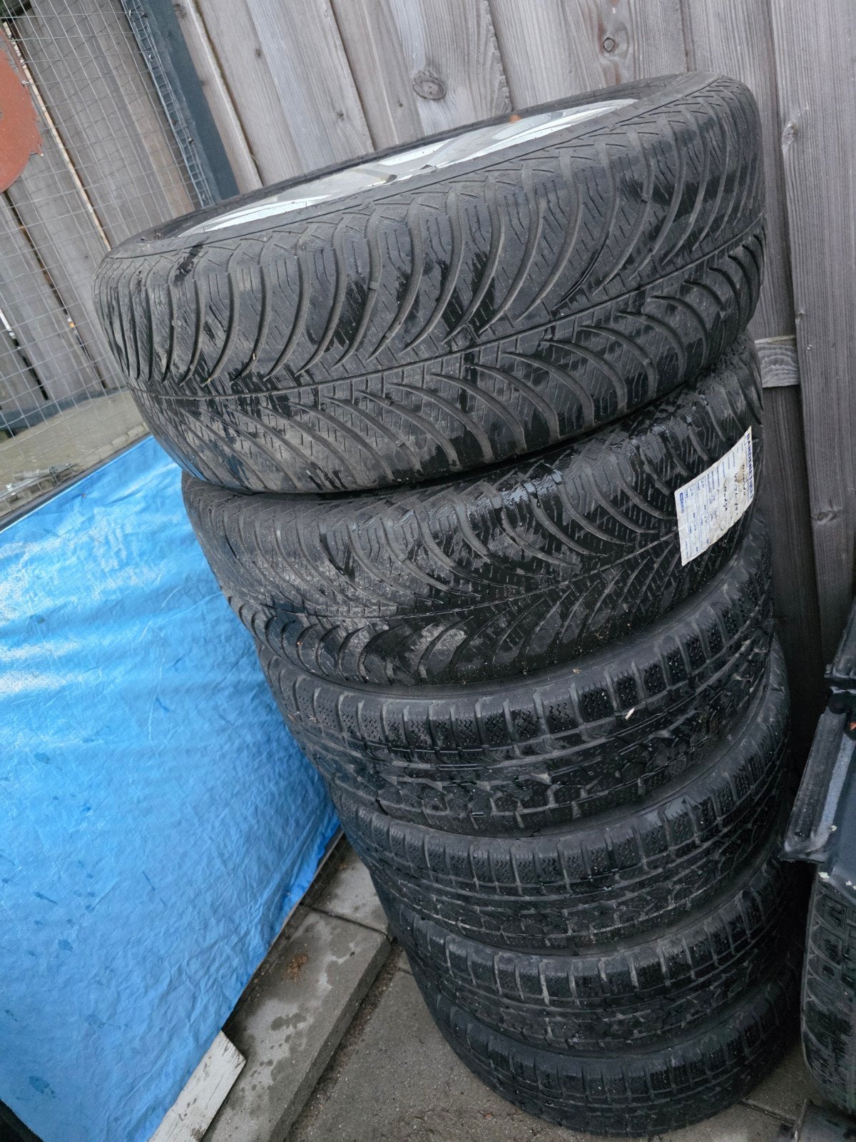 Dodge Caliber Winterbanden Set 17 inch +extra velgen + Extra, Ophalen, Gebruikt