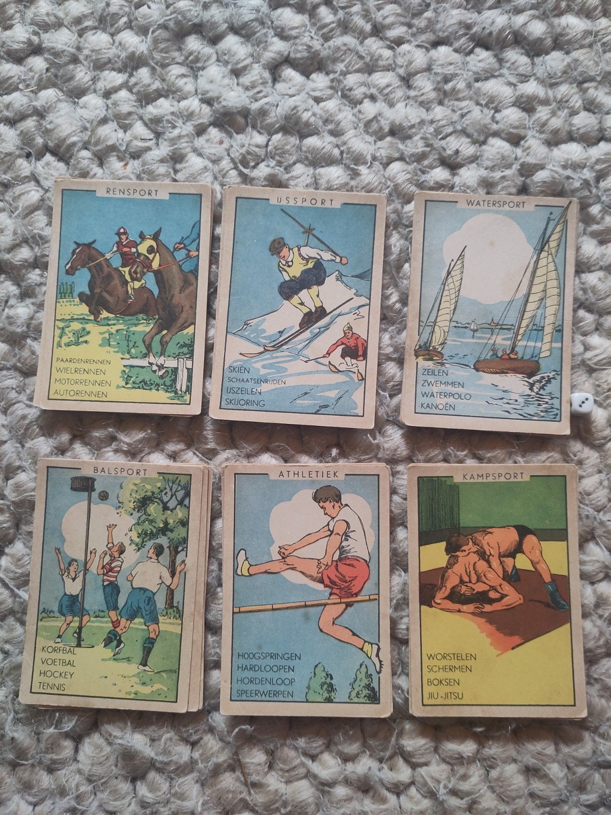 Sport kwartet vintage Papita, Verzamelen, Ophalen of Verzenden, Gebruikt, Kwartet(ten)