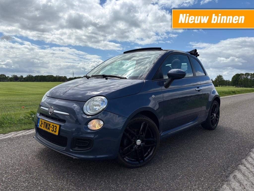 Fiat 500 0.9 TWINAIR T 500S / CABRIO / NETTE STAAT / UNIEK, Gebruikt, Cabriolet, Parkeersensor, Bedrijf