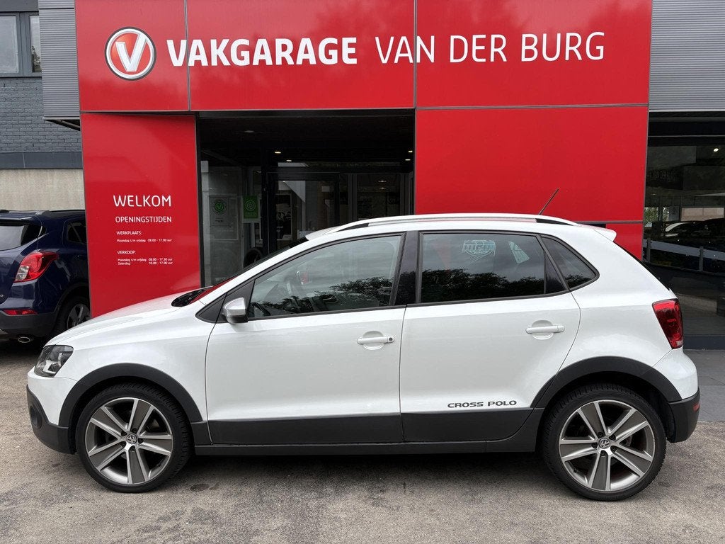Volkswagen Polo 1.2 TSI Cross, Stof, Wit, Origineel Nederlands, Grijs