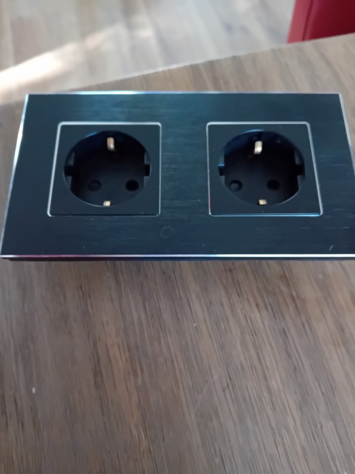 Mooi zwart inbouwstopcontact, Ophalen of Verzenden, Nieuw, Overige merken, Stopcontact