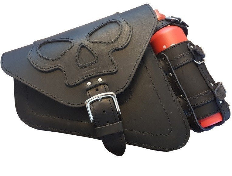 Sportster Tas Benzine Fles Houder Skull, Demon Leathers, Verzenden, Noord-Brabant, Nieuw