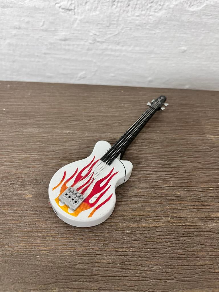 Gitaar aansteker navulbaar met vlammen design, Ophalen of Verzenden, Zo goed als nieuw, Nvt, Aansteker