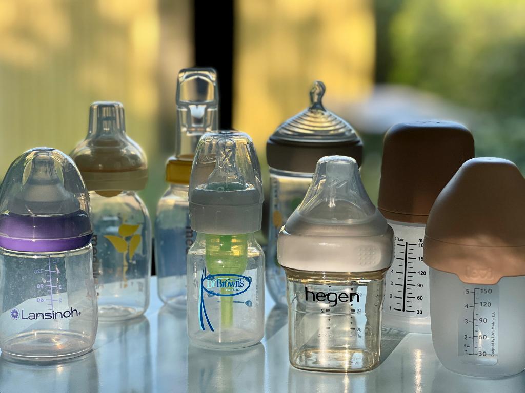 Babyflesjes - nauwelijks gebruikt – diverse topmerken, Ophalen of Verzenden, Zo goed als nieuw, Overige typen
