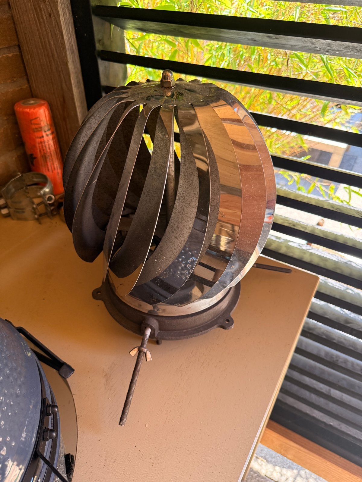 Ventura Spinner RVS Blank Ventilator/Afzuiger voor Caravan/C, Ophalen of Verzenden, Gebruikt, Ventilator en Afzuiger