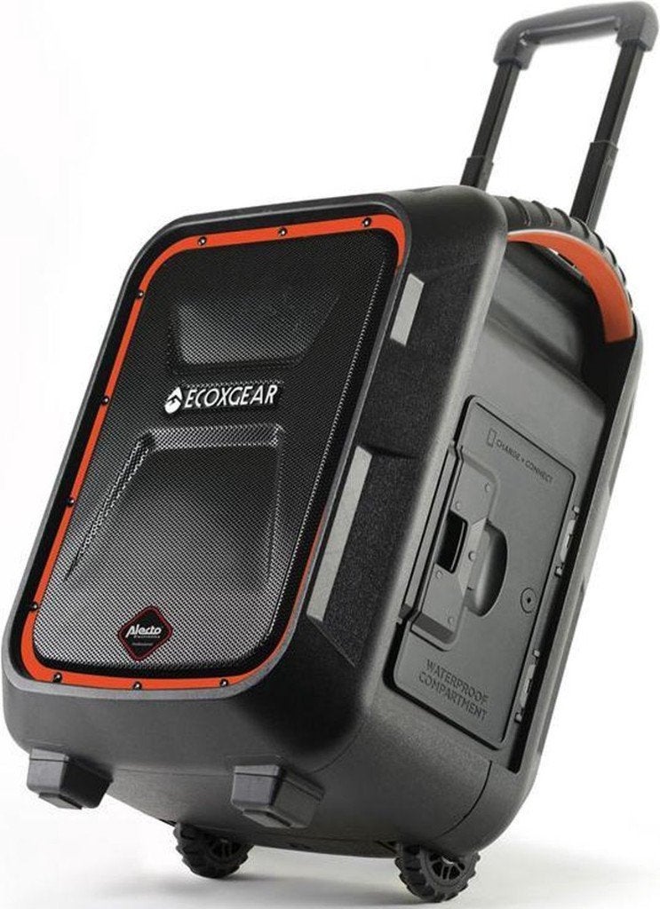 Buiten speaker met Bluetooth en radio, Audio, Tv en Foto, Luidsprekers, Gebruikt, Bluetooth, Party speaker, 60 tot 120 watt