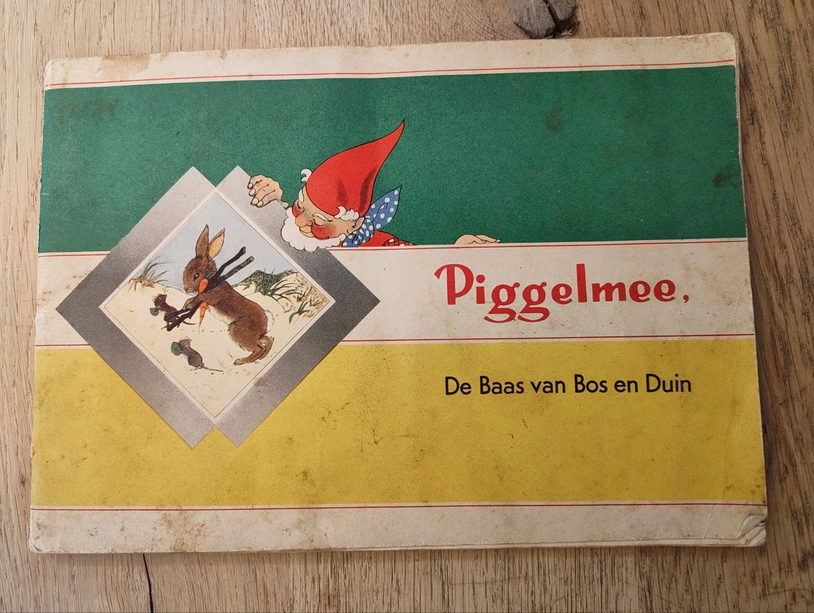 Piggelmee: De Baas van Bos en Duin - Vintage Kinderboek, Boeken, Ophalen of Verzenden, Gelezen, Van Nelle, Plaatjesalbum